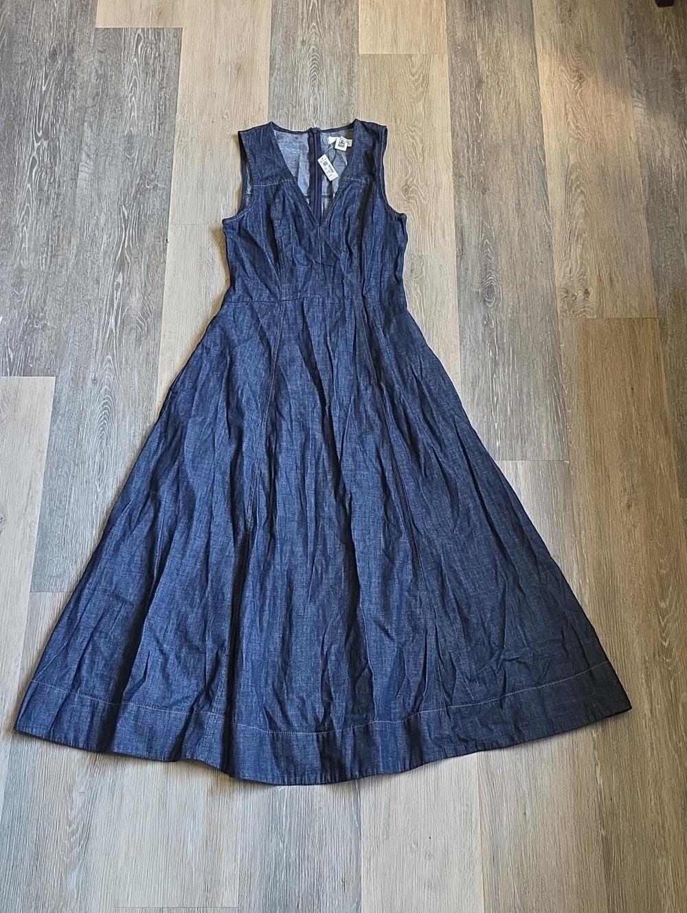 Madewell V-Neck Circle Midi Dress